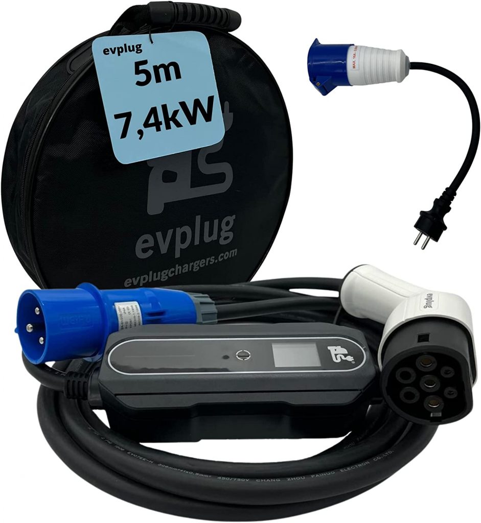 Cargador EVPLUG Cargador EV PHEV- 7,4Kw-32A)