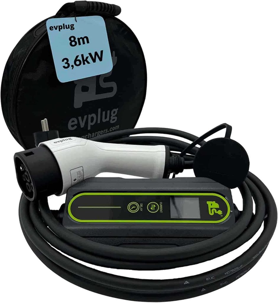 Cargador portátil EVPLUG Tipo 2